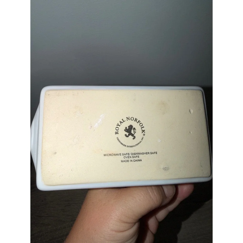 Royal Norfolk Hey There Pumpkin Stoneware Loaf Pan Fall Autumn Harvest Baker 6in